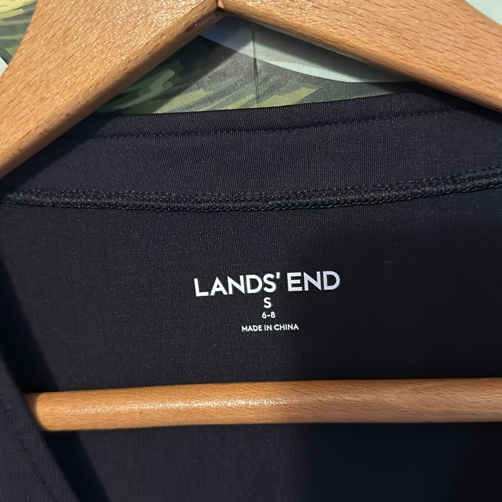 F6-  black dress lands end small sm s - Picture 3 of 4